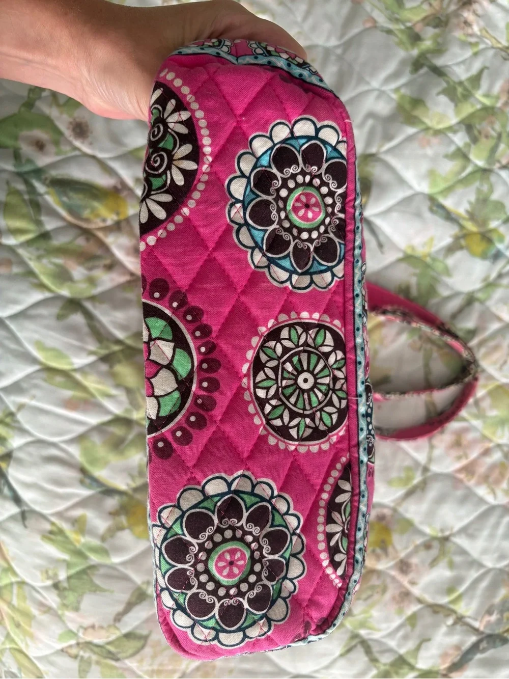 Vera Bradley Quilted Tote Bag in Retired Cupcakes Pink Pattern Preppy Y2K
